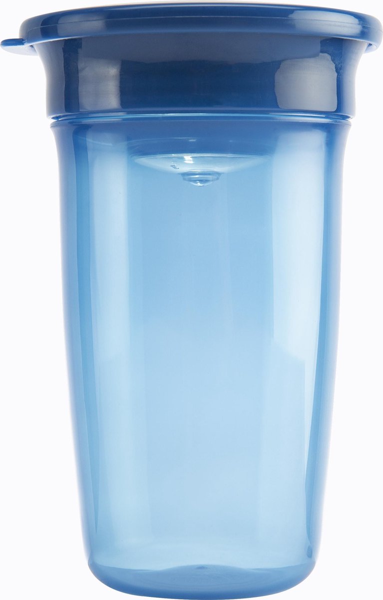 Nûby - Drinkbeker - 360° Wonder cup - 300ml - Blauw - 6m+