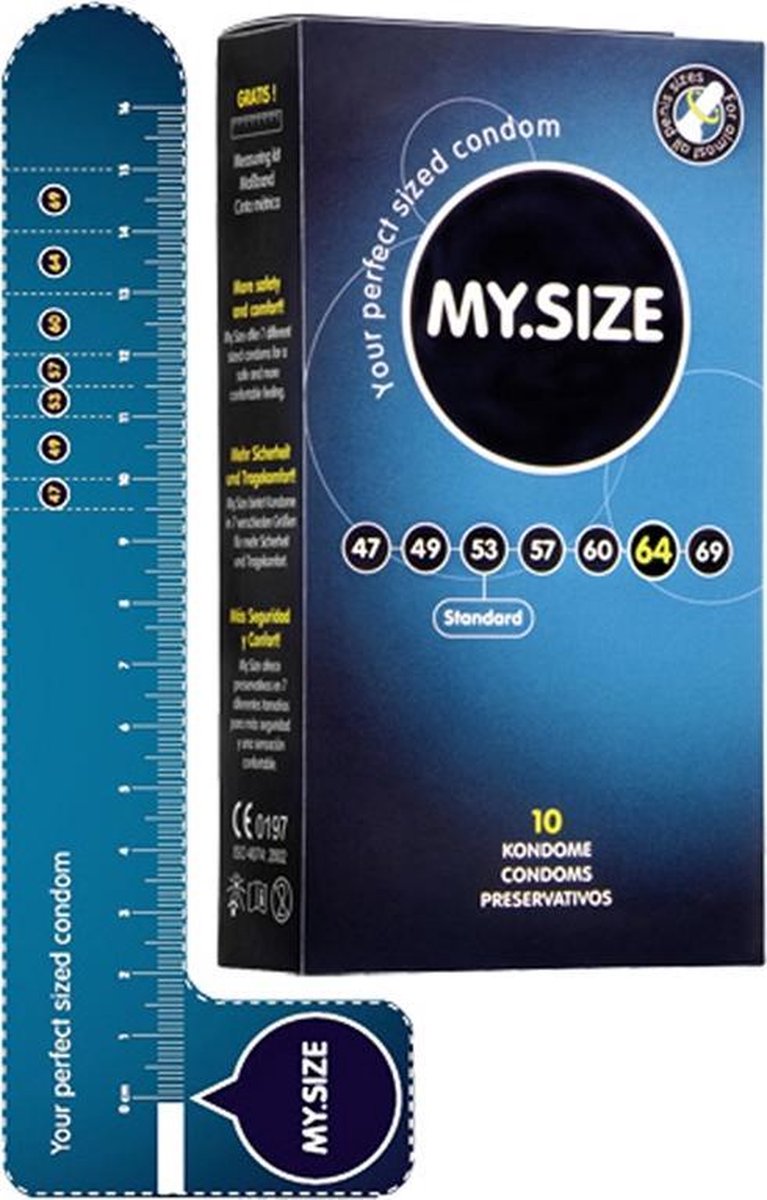 My.Size Condooms maat 64 - 10 stuks