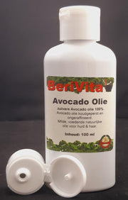 Avocado Olie Puur 100ml - Plantaardige Olie van Avocado Pitten voor Huid en Haren