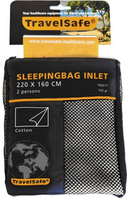 Travelsafe Cotton Inlet - Deken - 2pers. - Beige/ Brown