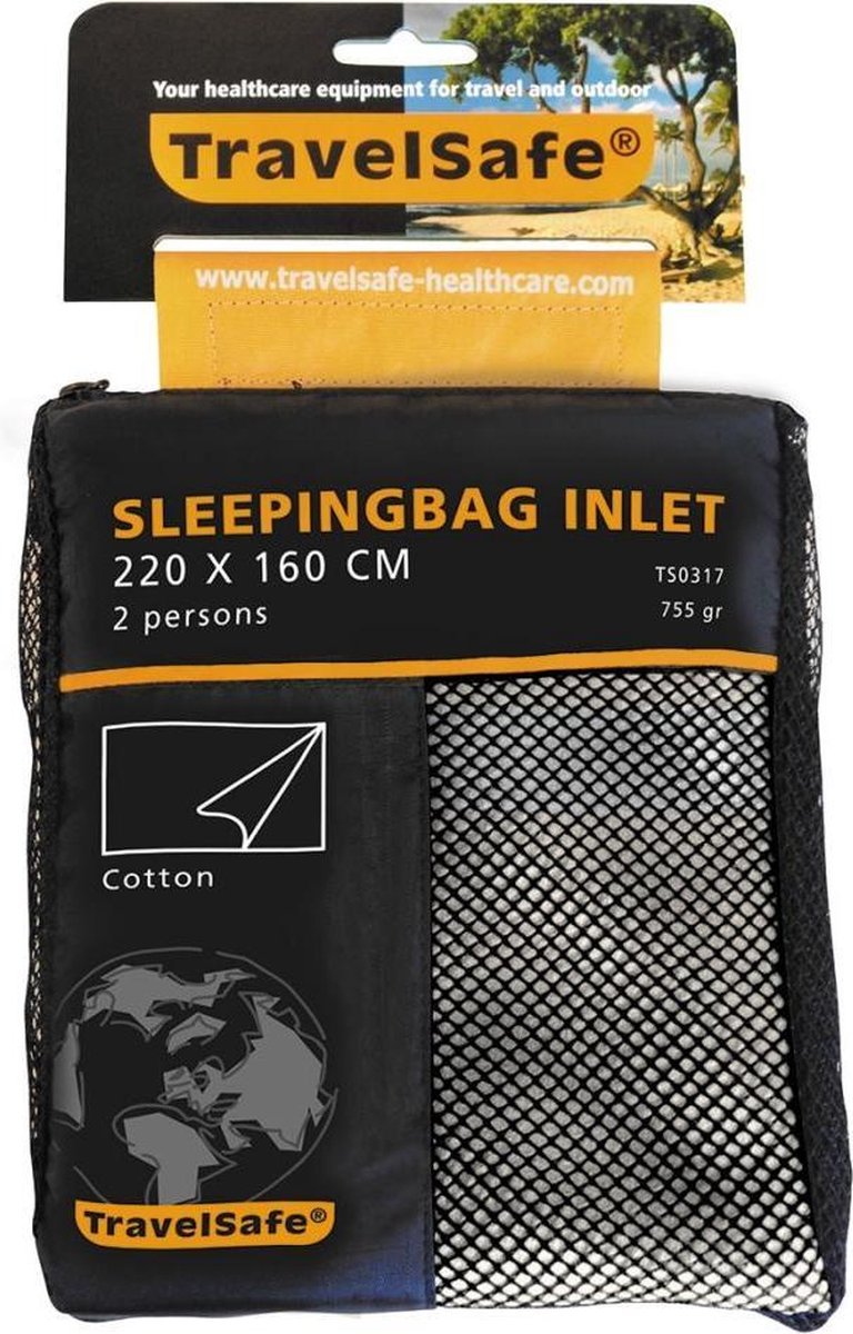 Travelsafe Cotton Inlet - Deken - 2pers. - Beige/ Brown