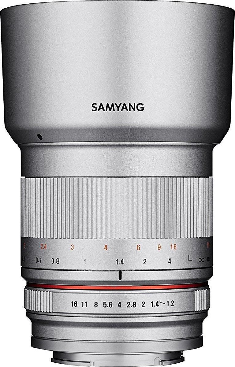 Samyang 50mm F1.2 AS UMC CS Canon EF-M zilver