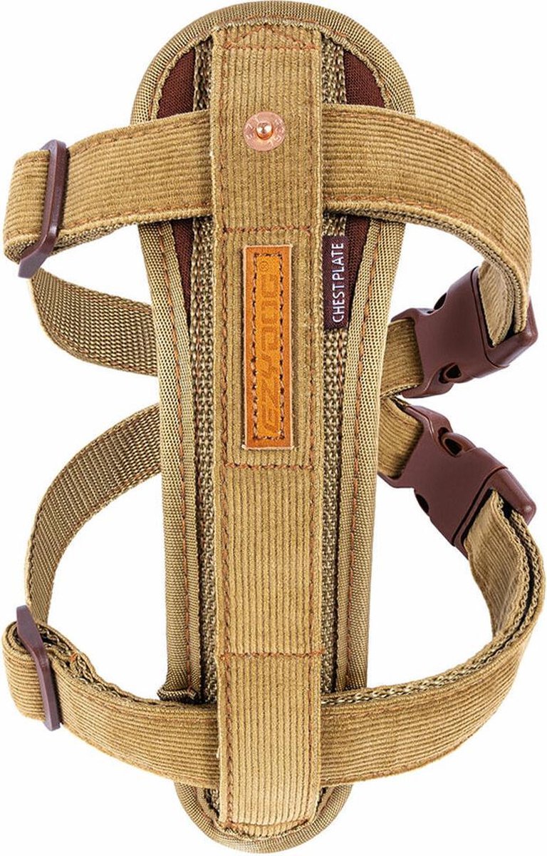 EzyDog Chest Plate - Hondentuig - S - Corduroy