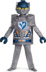 DISGUISE - Deluxe Clay Nexo Knights - Lego kostuum voor kinderen - 122/134 (7-8 jaar) - Kinderkostuums