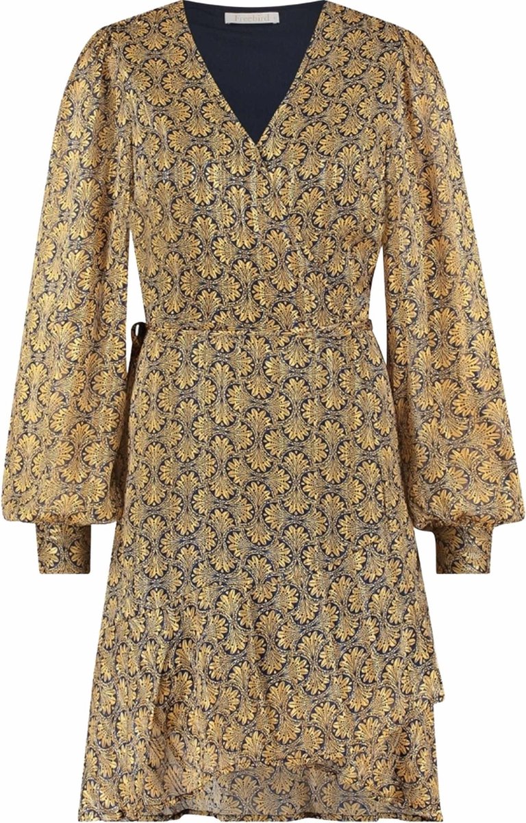 Freebird Bora LS Jurk Geel  dames maat M