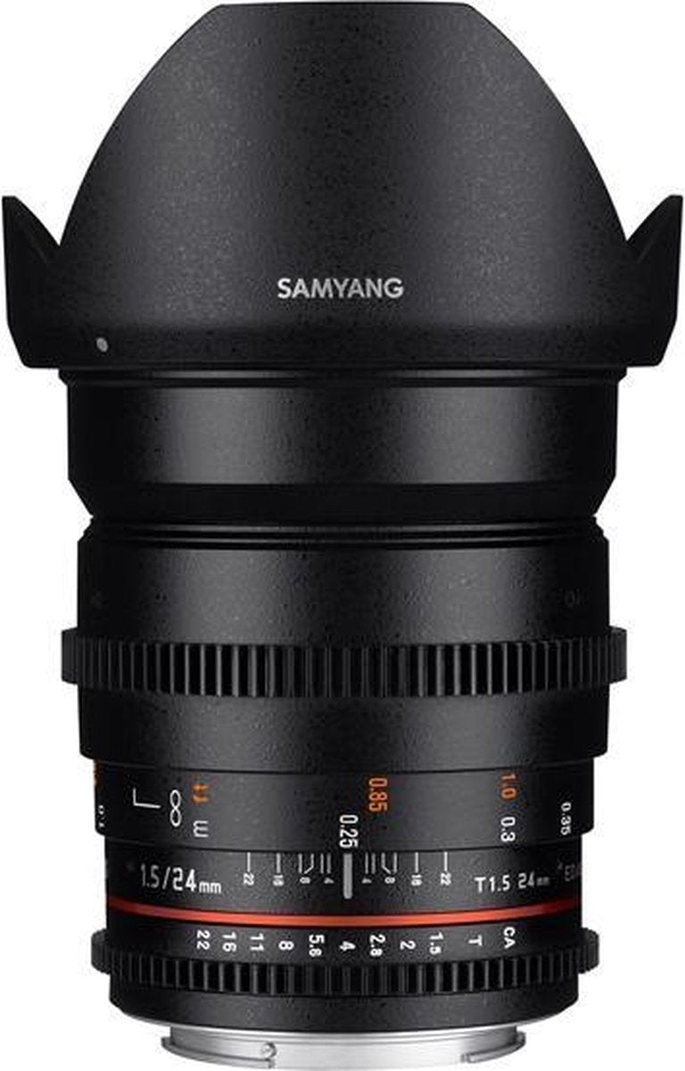 Samyang 24mm T1.5 Vdslr Ed As If Umc II - Prime lens - geschikt voor Sony Spiegelreflex