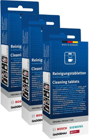 3X Bosch/Siemens Reinigingstabletten voor koffievolautomaten 311940 / 311769 / TCZ6001 / TZ60001 / TZ80001 / 00311769 / 00311940