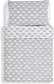 Snuz Snuzkot ledikant kussen en dekbed overtrek - 120x100cm - Cloud