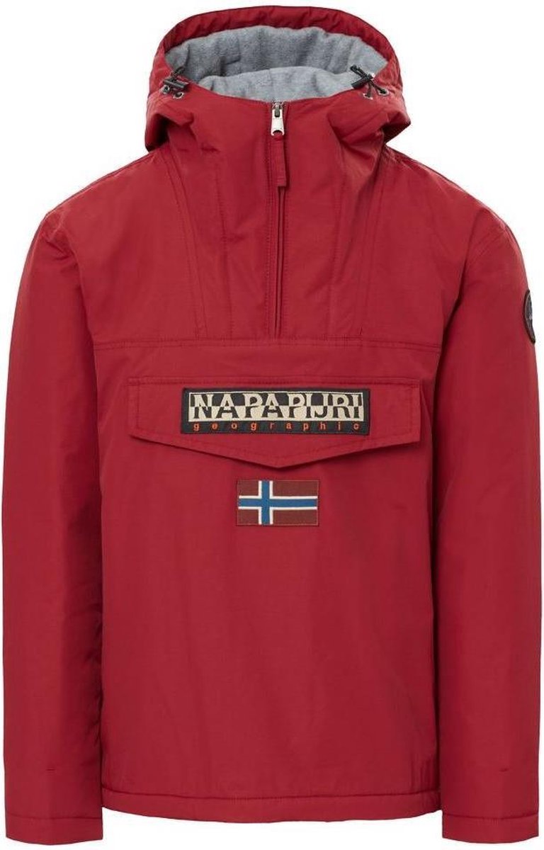 Napapijri - Heren Jas winter Rainforest - Rood - Maat XL