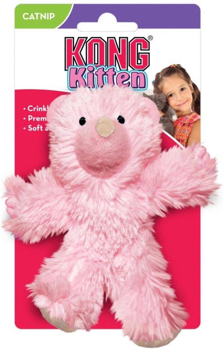 Kong cat kitten teddybeer kleur roze