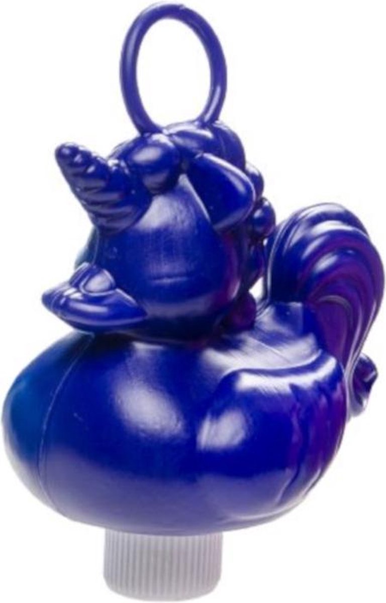 Lg-imports Badeend Eenhoorn Junior 15 Cm Donkerblauw