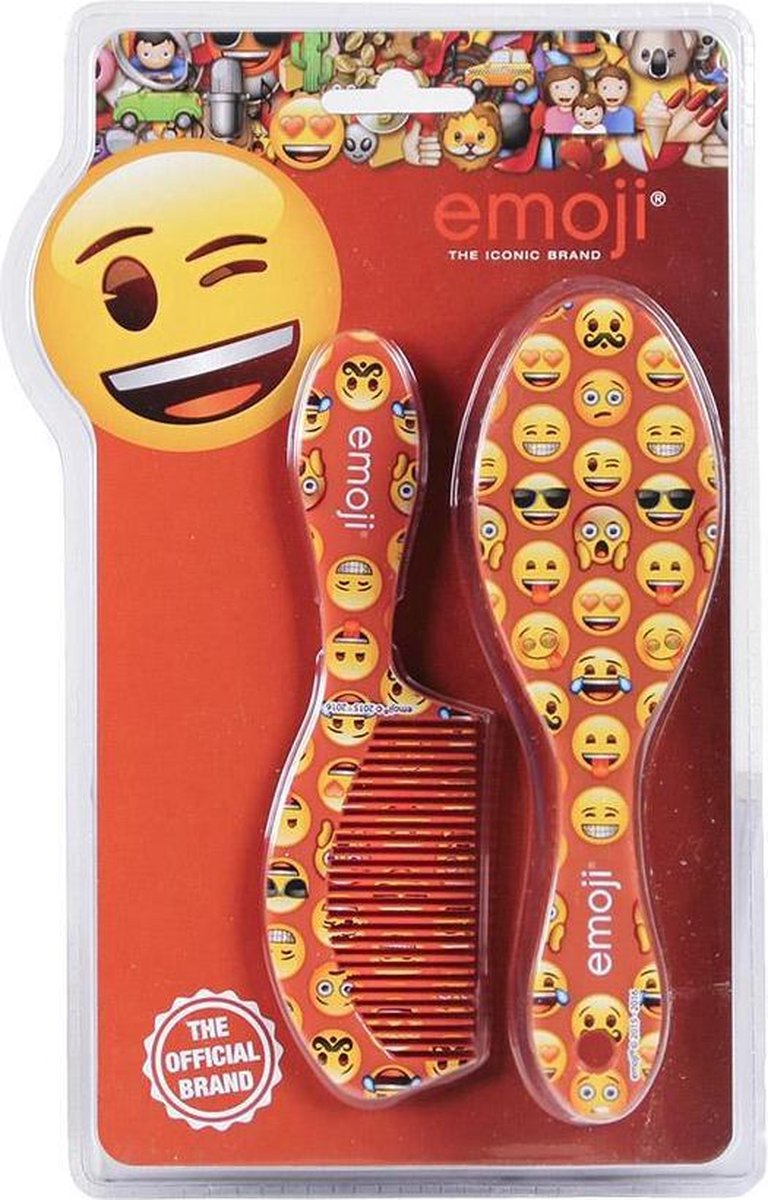 Emotie borstel + Kam - Emoji - Meisjes - Speelgoed - Haar accessoires