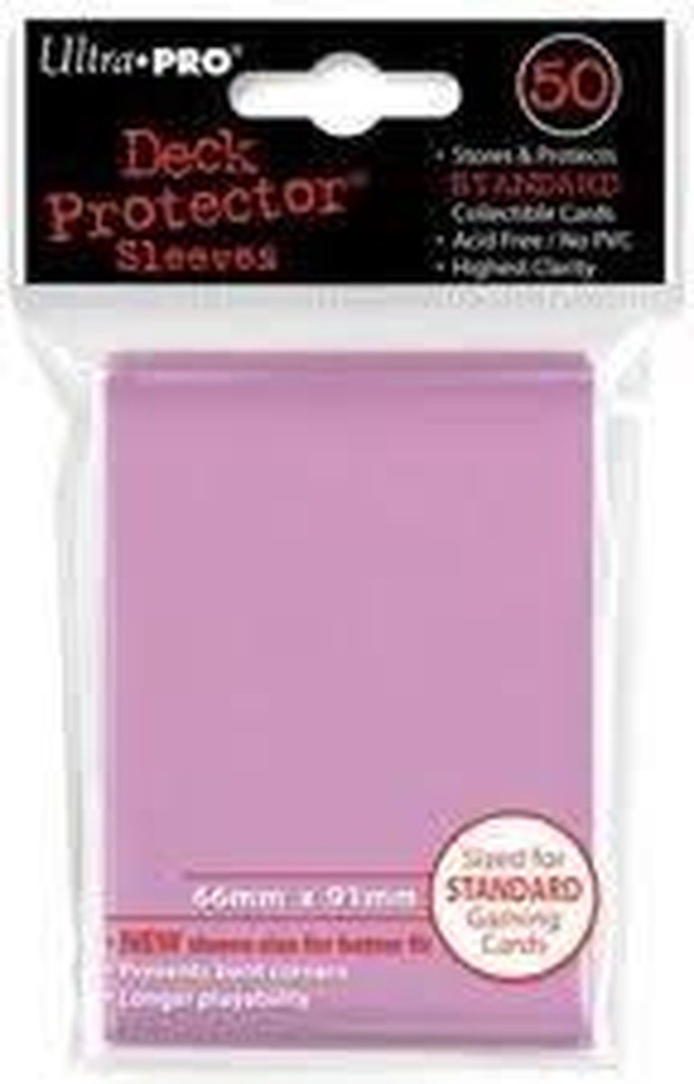 Speelgoed | Kaartspel - Sleeves Pink 50 D12