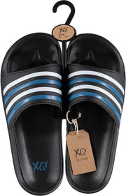 Xq Footwear Badslippers Multi Heren Eva Zwart/blauw Maat 44