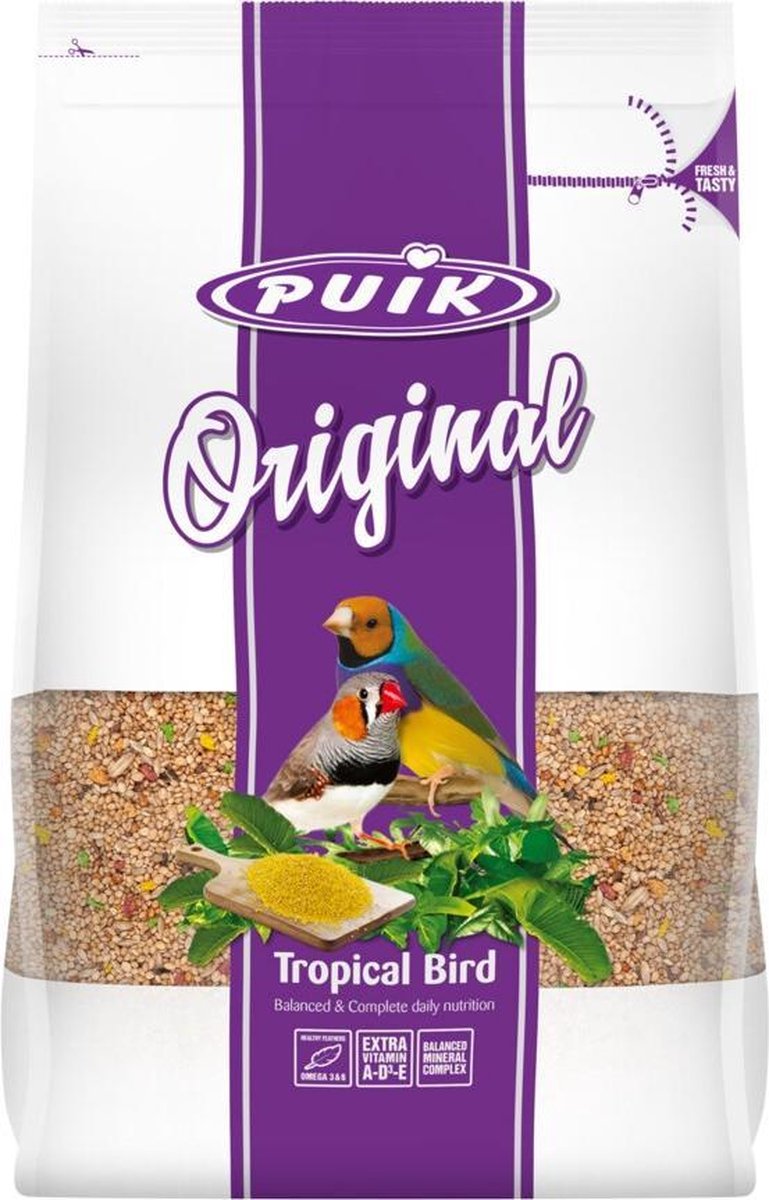 10x Puik Original Tropische Vogels 900 gr