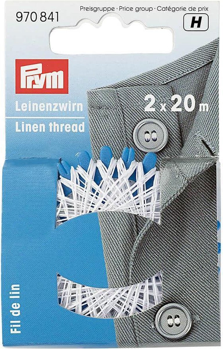 Linnengaren 20 m wit