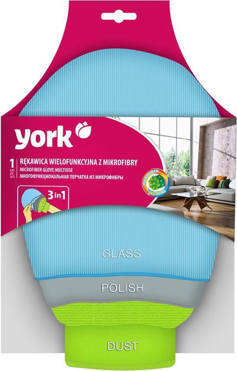 York 3in1 microfiber handschoen