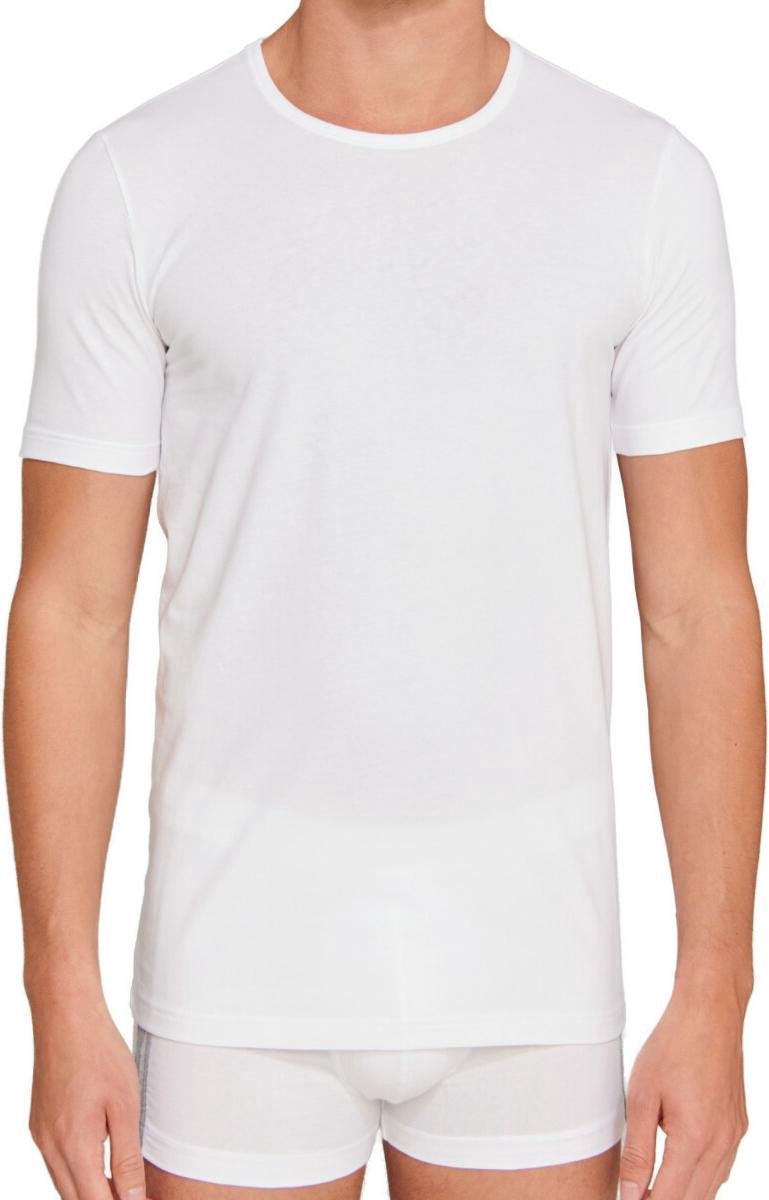 Schiesser t-shirt met ronde hals 4 pack - 95/5 - Organic Cotton