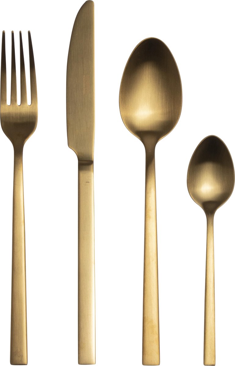Bestek Goud - set 16 stuks