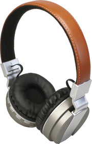 Nachtwacht draadloze hoofdtelefoon - bruin - oplaadbaar - bluetooth 4.0