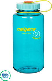 Nalgene Sustain Wide Mouth 1000ml - drinkfles - Cerulean Sustain