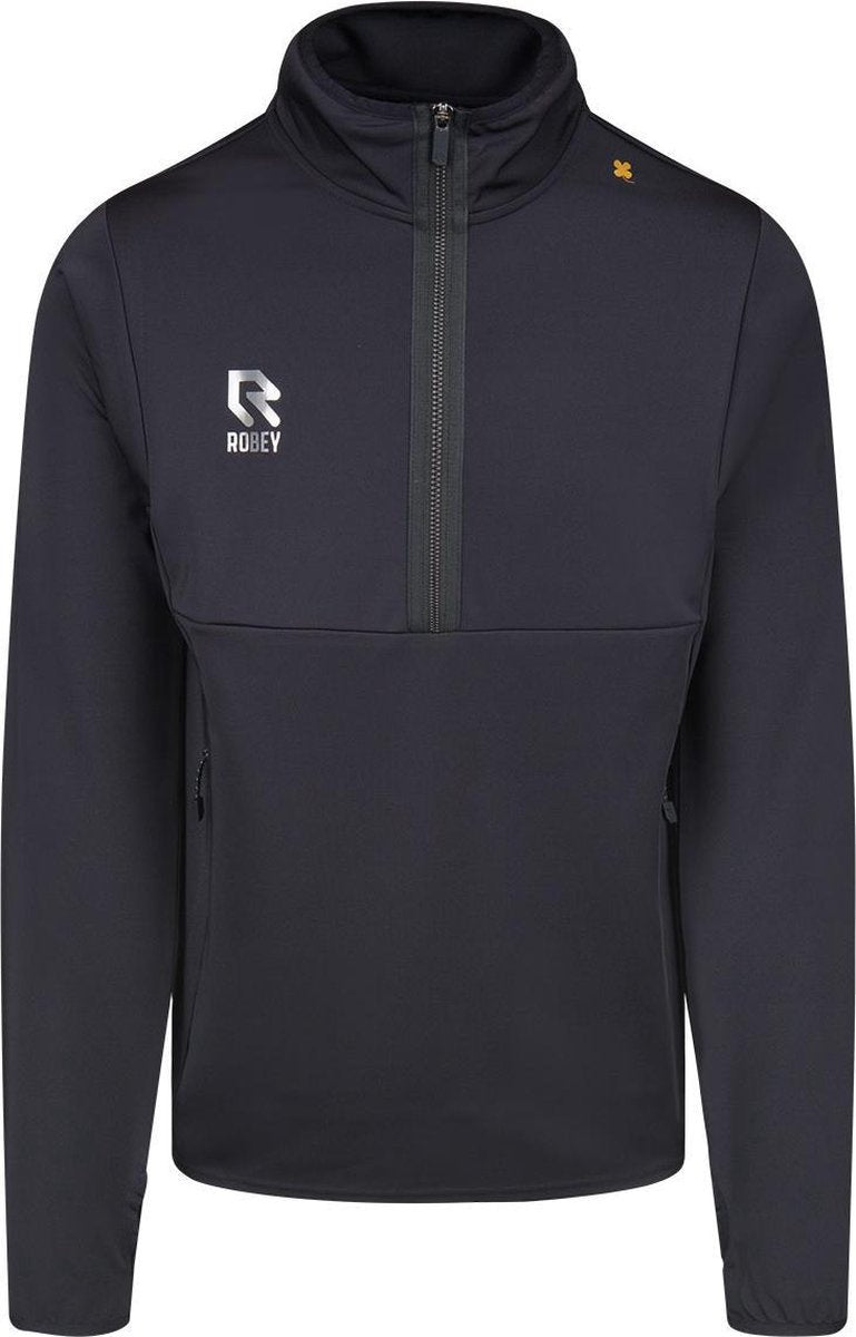 Robey Off Pitch Scuba Half-Zip Top (maat 3XL) - Zwart