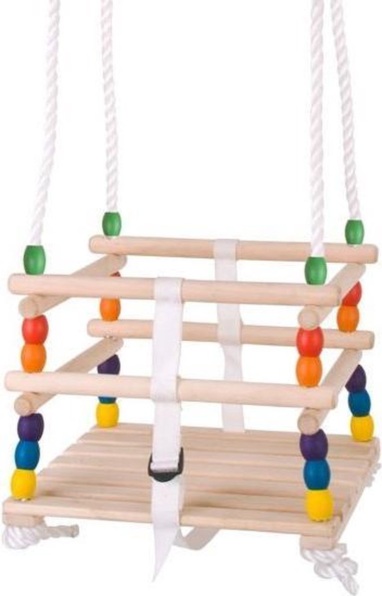 BigJigs houten Baby peuter schommel hekschommel