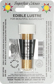 Sugarflair Eetbare Glanspoeder - Feestelijk Goud - 2g