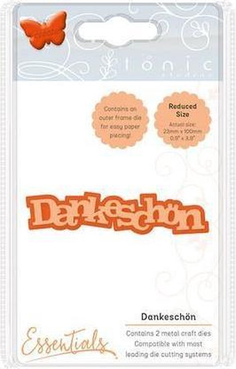 Tonic Studios Die  Ess. Dankescho?n - Text (DE) 2084E