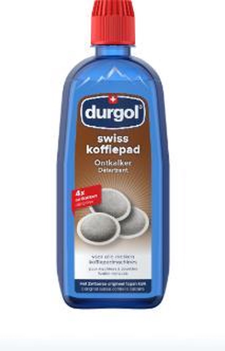 Durgol swiss ontkalker antikalk Ontkalkingsmiddel Senseo koffiepad koffiezetapparaat koffiepadmachine apparaten 500ml 15750 v