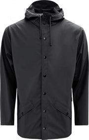 Rains Regenjas - Slim Fit - Zwart - XL