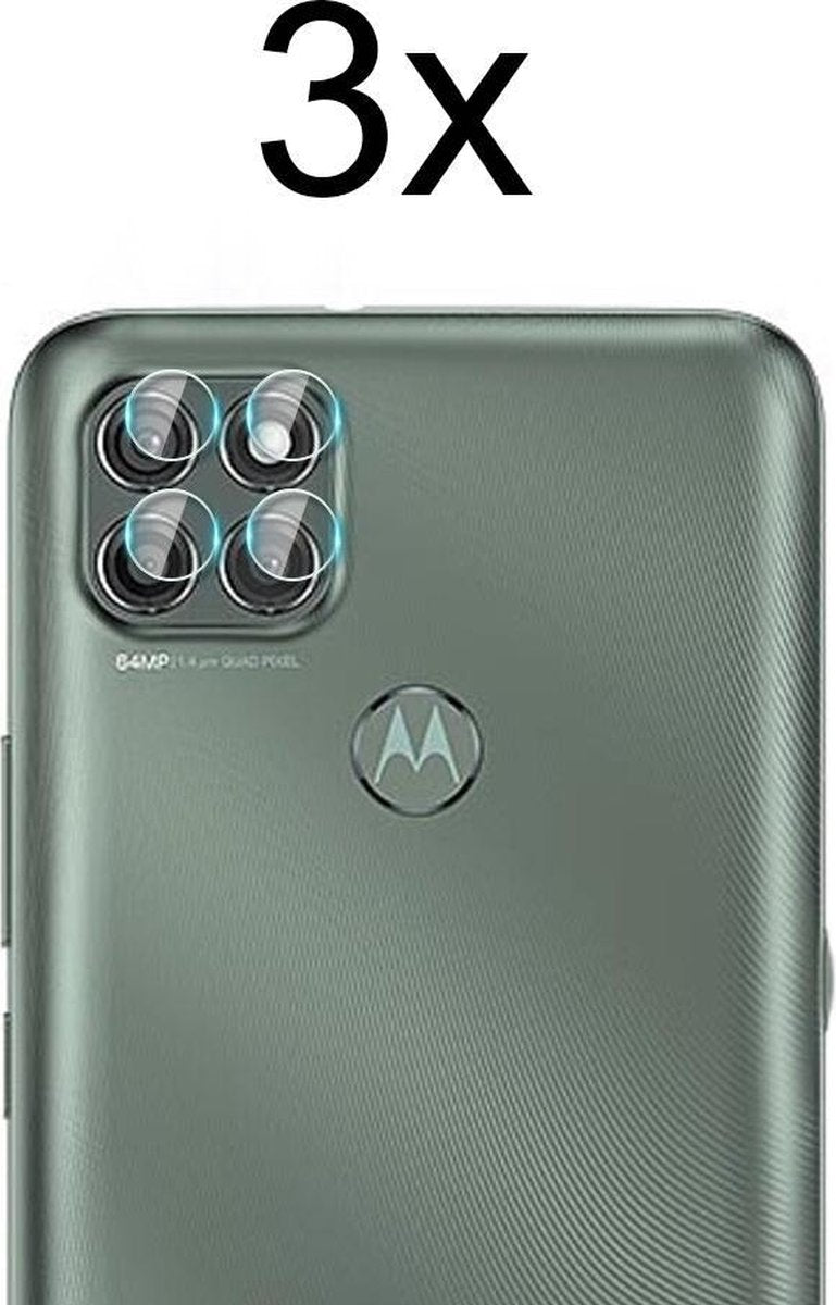 Motorola G9 Power Screenprotector - Beschermfolie Camera Lens Screenprotector - 3x