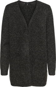 Vero Moda Dames VMDOFFY LS Short Cardigan Zwart - Maat XS