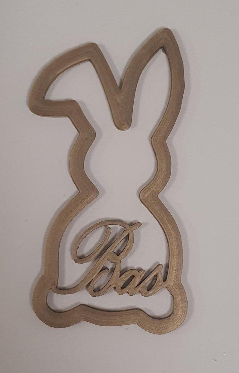 Pasen - paashanger - met eigen naam - gepersonaliseerd - 1 hanger - paastakken - paasboom - versiering - decoratie – brons