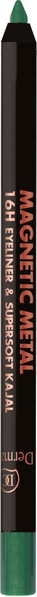 Dermacol Magnetic Metal 16H Eyeliner & Supersoft Kajal 2g - W4 - Groen