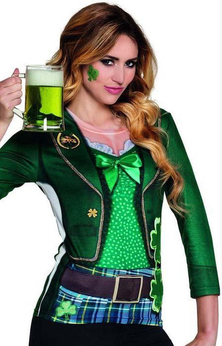 St. Fotorealistisch shirt Irish lady (M)