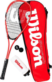 Wilson Squash Starter Kit Squashracket - Rood
