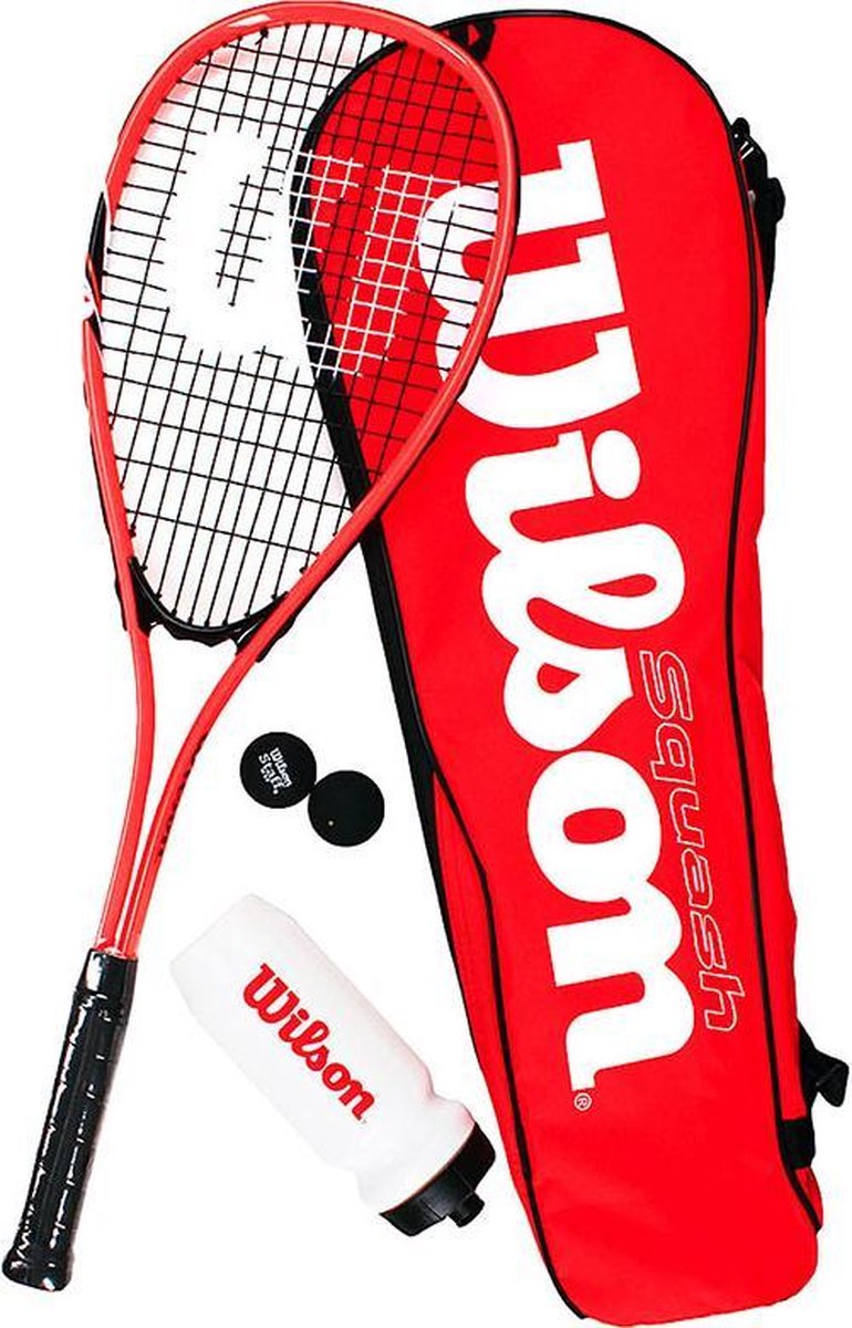 Wilson Squash Starter Kit Squashracket - Rood