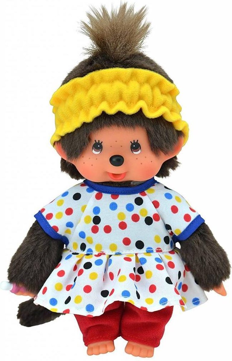 Monchichi 20 Cm Meisje Gekleurde Outfit