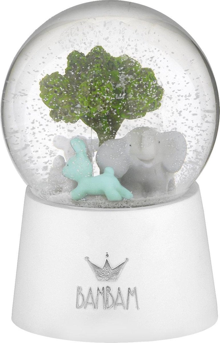 Snowglobe met muziek (nieuw ontwerp)