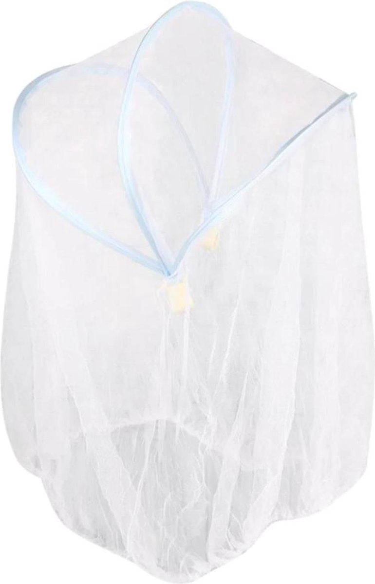 WiseGoods - Babybed Klamboe - Vliegennet Voor Babybed - Ledikant Muggennet - Babybed Muskietennet - Reiswieg Klamboe - Wit
