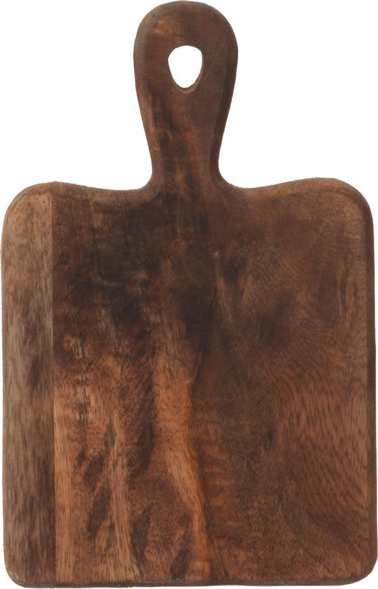 J-Line Snijplank Rechthoekig Hout Donker Bruin Small