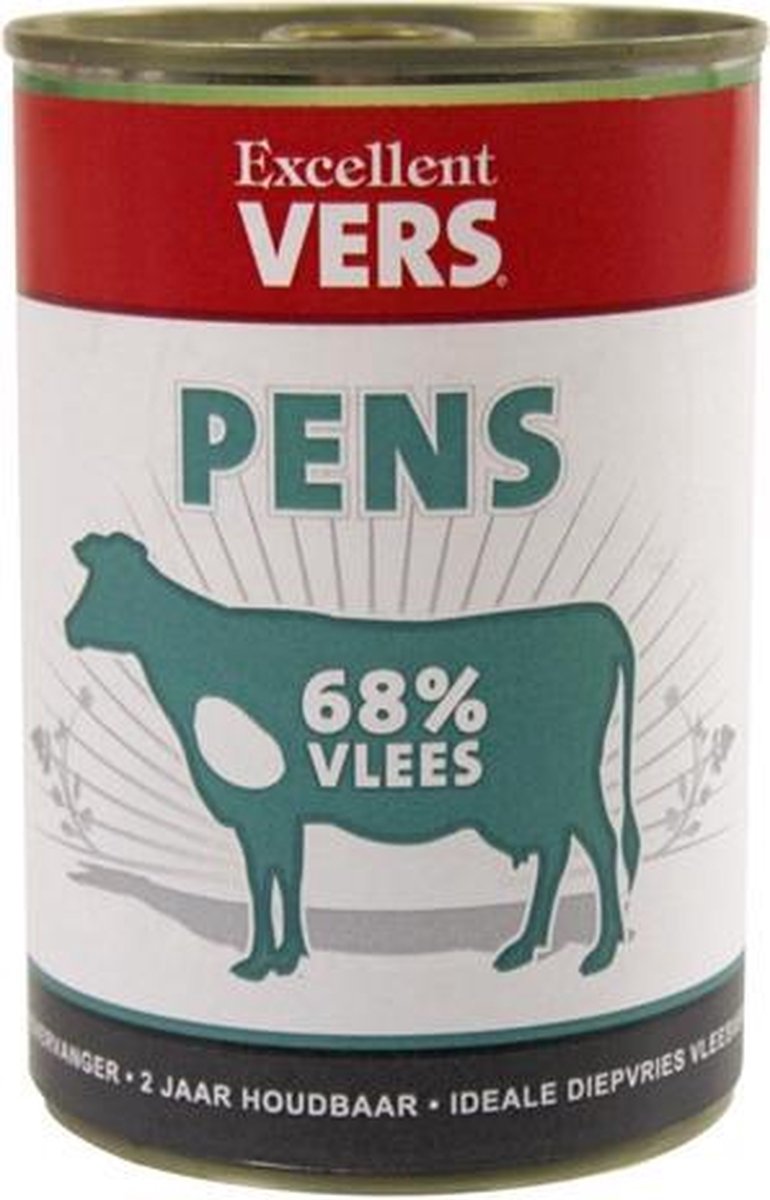 400 gr Excellent vers rund blik hondenvoer
