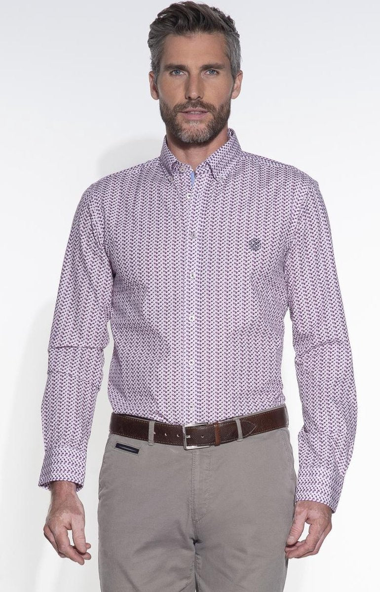 Campbell Classic Casual overhemd lange mouw