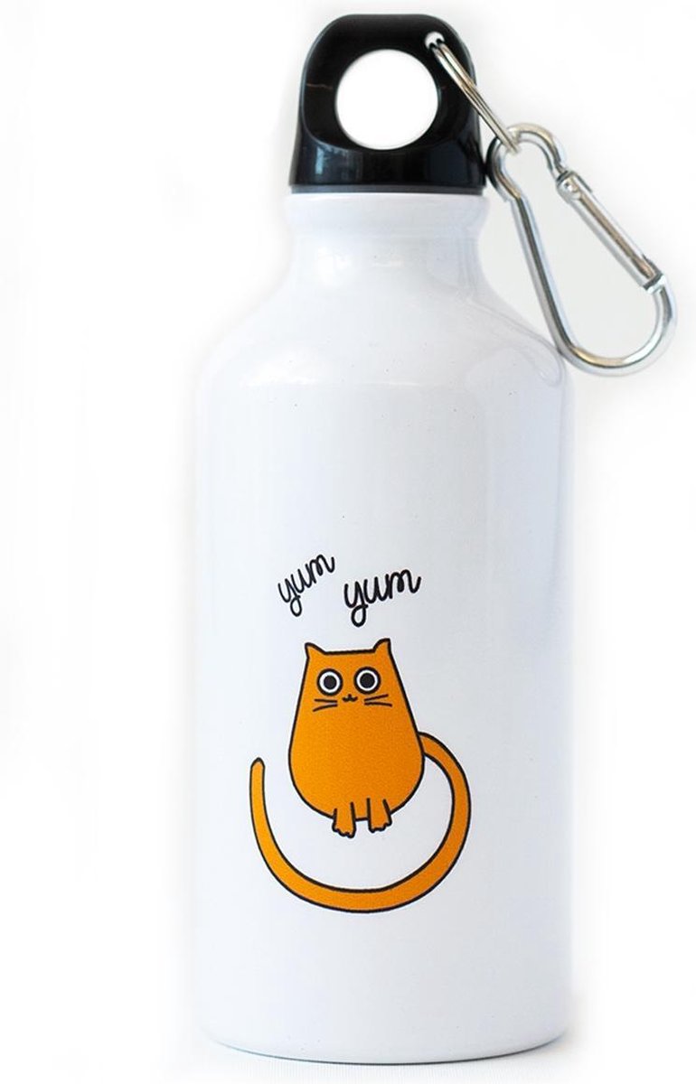 Milk&Moo - Waterfles kinderen - Drinkfles school - 400 ml - Aluminium