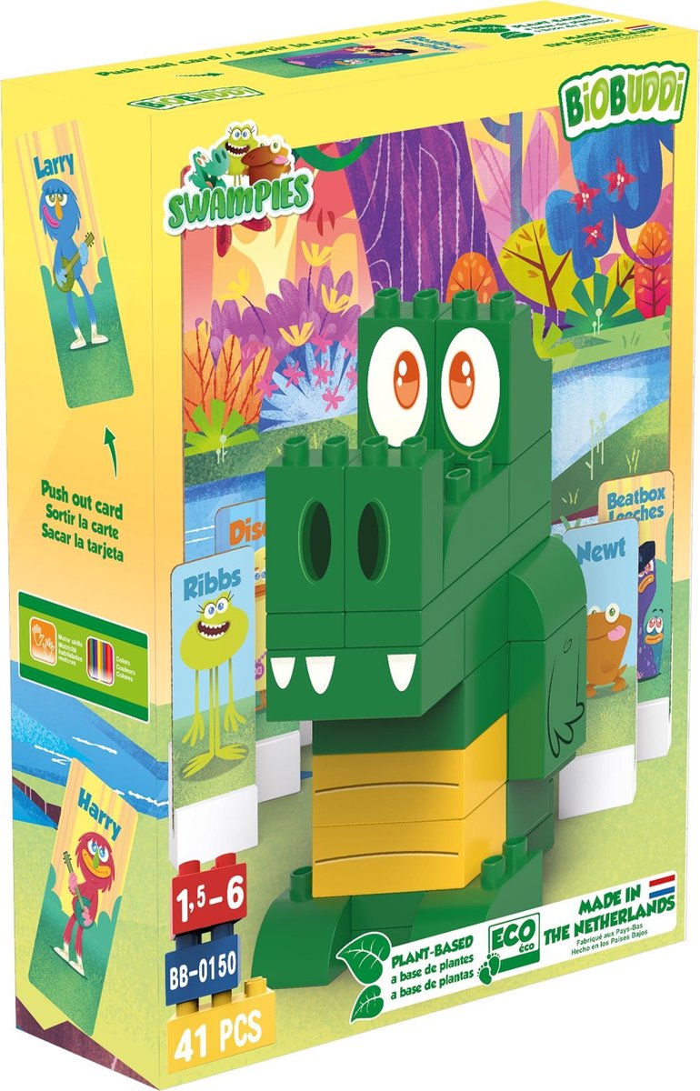 BiOBUDDi Swampies - Gator - 41 delig