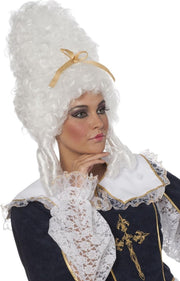 Sophia pruik hoog wit