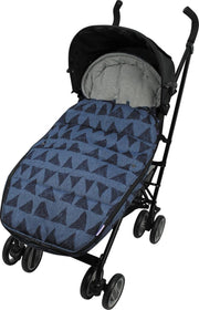 Dooky Voetenzak Large - Blue Tribal