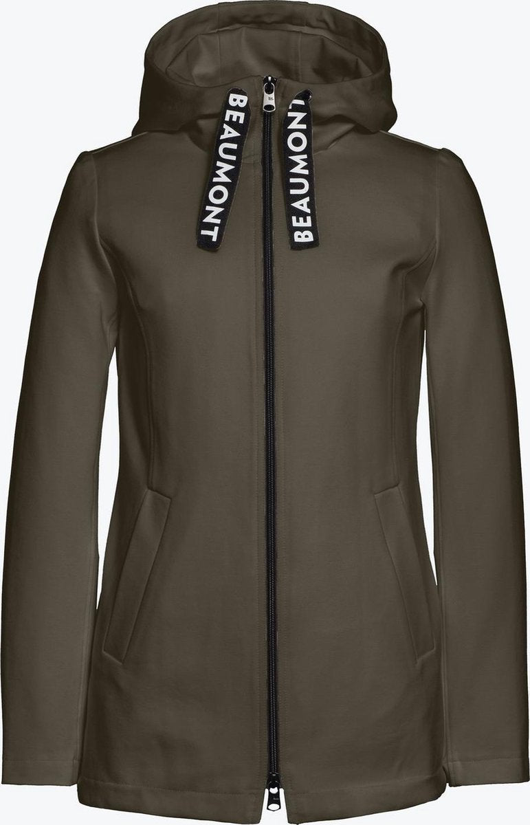 Beaumont Double Jersey Hoodie - Trui - Dames - Sweater - Groen - EU 34