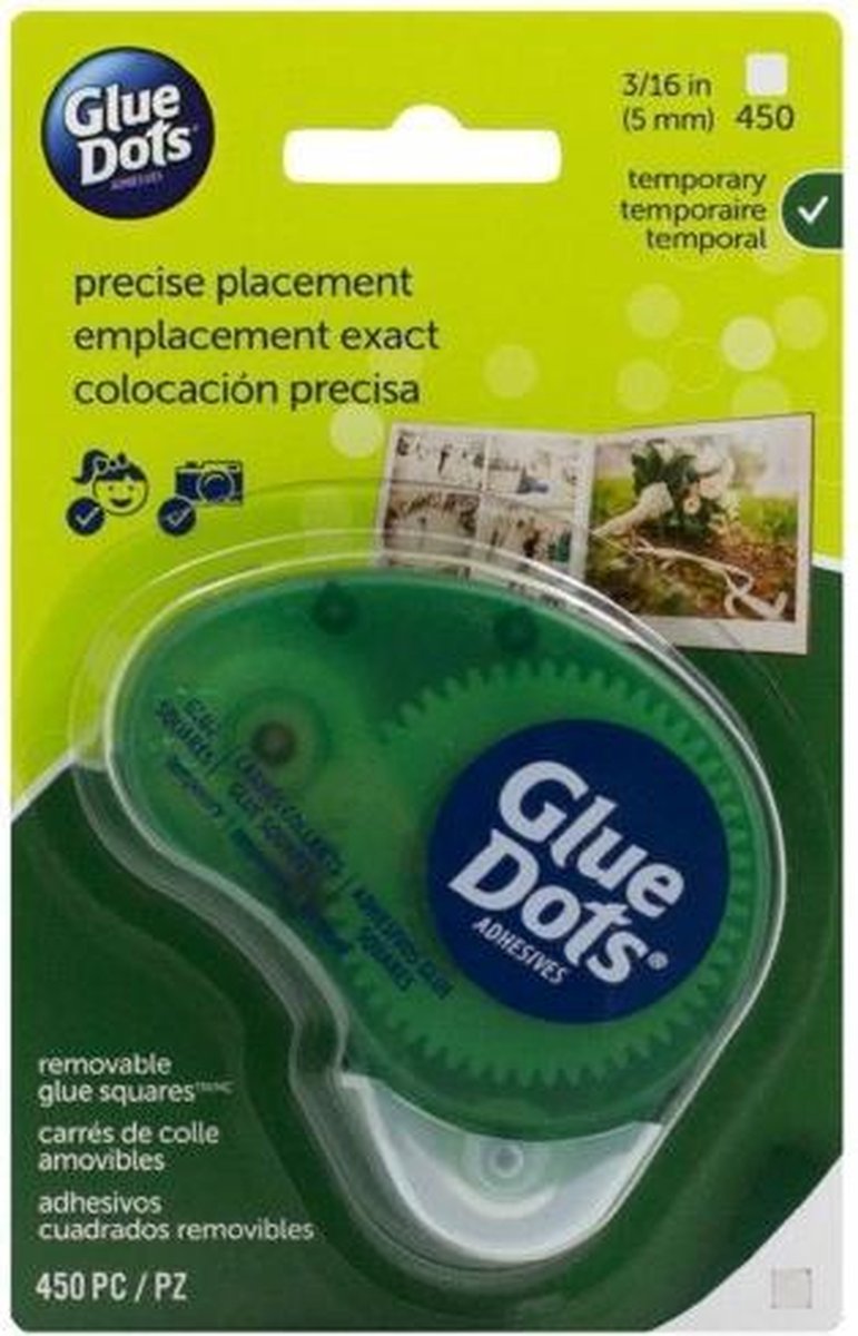 Glue Dots - Verwijderbare Lijmstrip roller - dot & go - 5mm